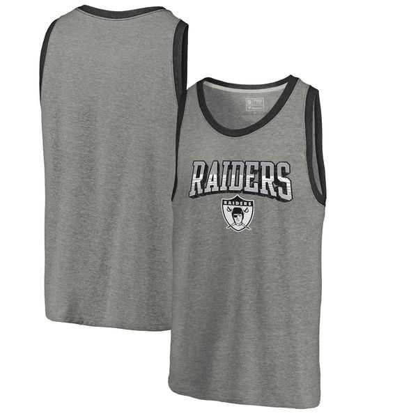 Oakland Raiders NFL Pro Line by Fanatics Branded Throwback Collection Season Ticket Tri-Blend Tank Top - Heathered Gray,We sell and wholesale Oakland Raiders NFL Pro Line by Fanatics Branded Throwback Collection Season Ticket Tri-Blend Tank Top - Heathered Gray on line form chian!
